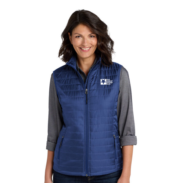 Port Authority Women's Packable Puffy Vest L851 - Image 2