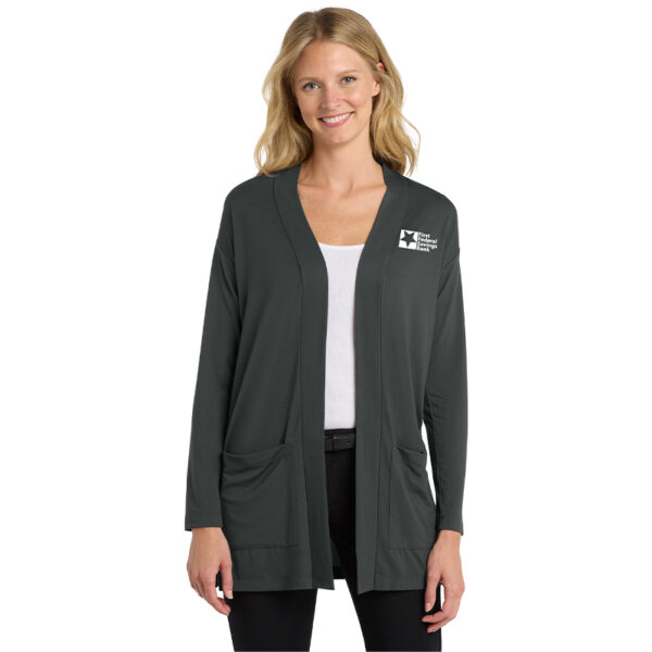 Port Authority Women’s Concept Long Pocket Cardigan LK5434 - Image 2