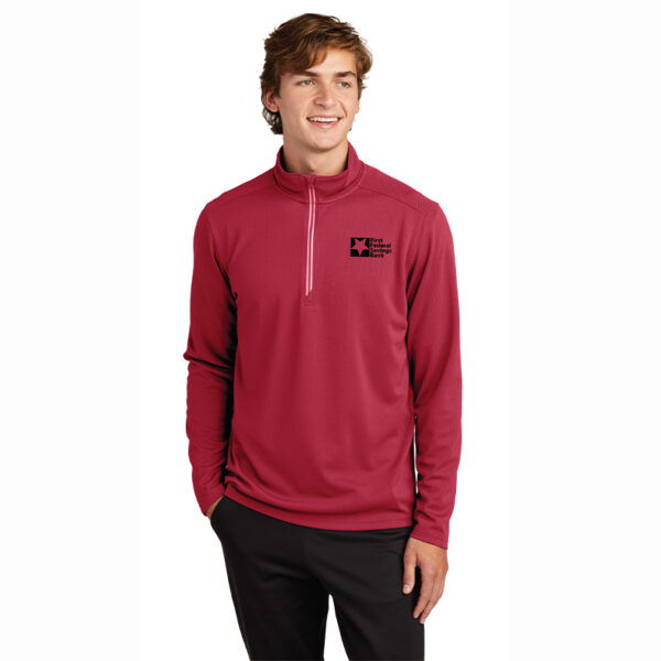 Sport-Tek Sport-Wick Textured 1/4-Zip Pullover ST860 - Image 2
